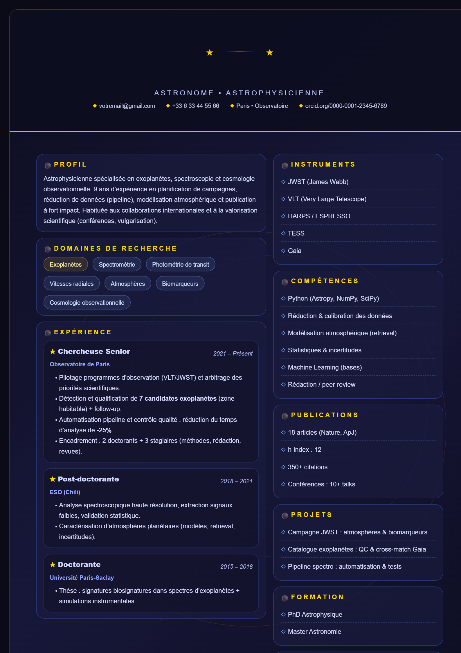 Astronome – Stellar Manuscript