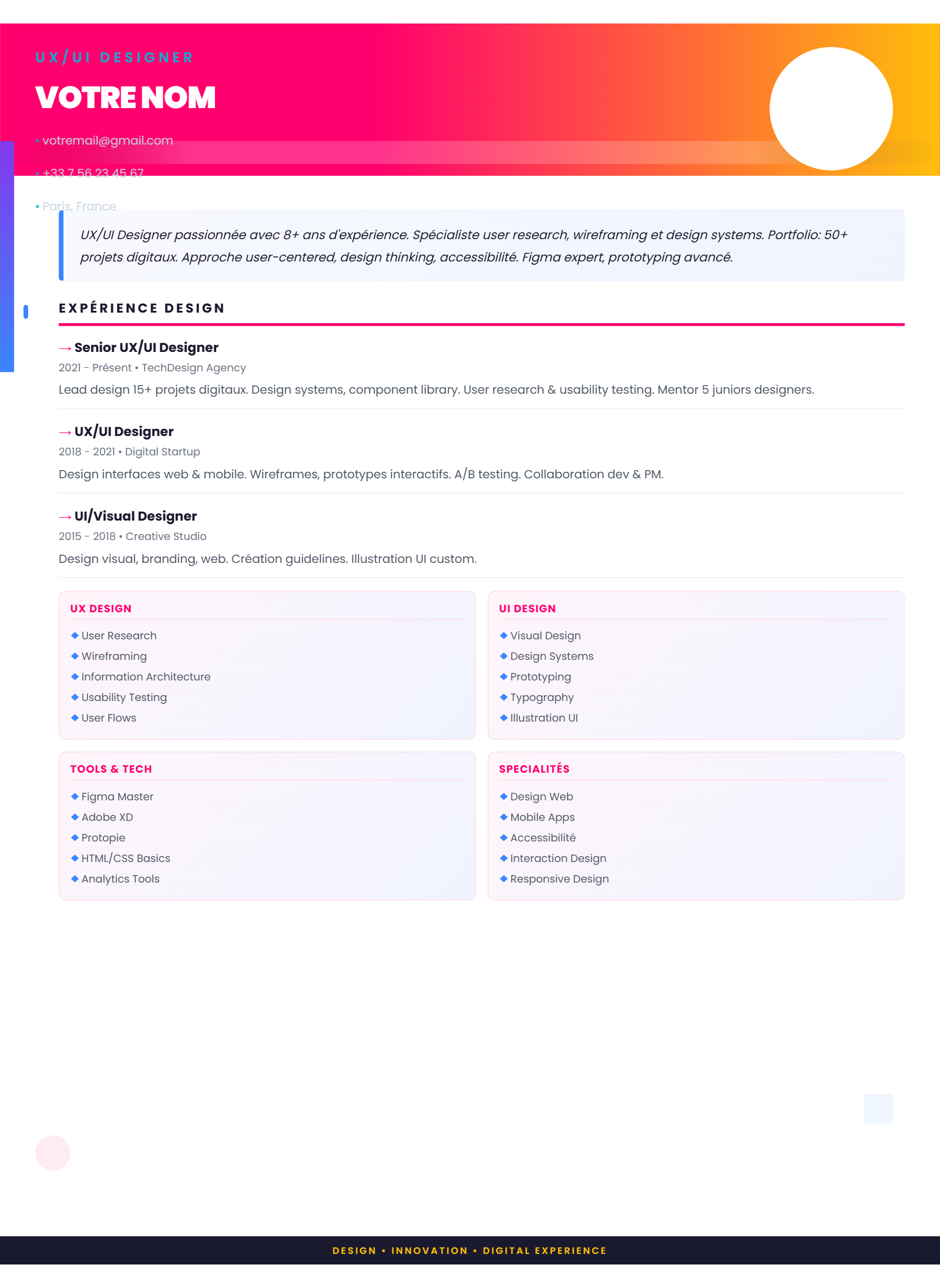 UX/UI Designer – Neon Ribbon